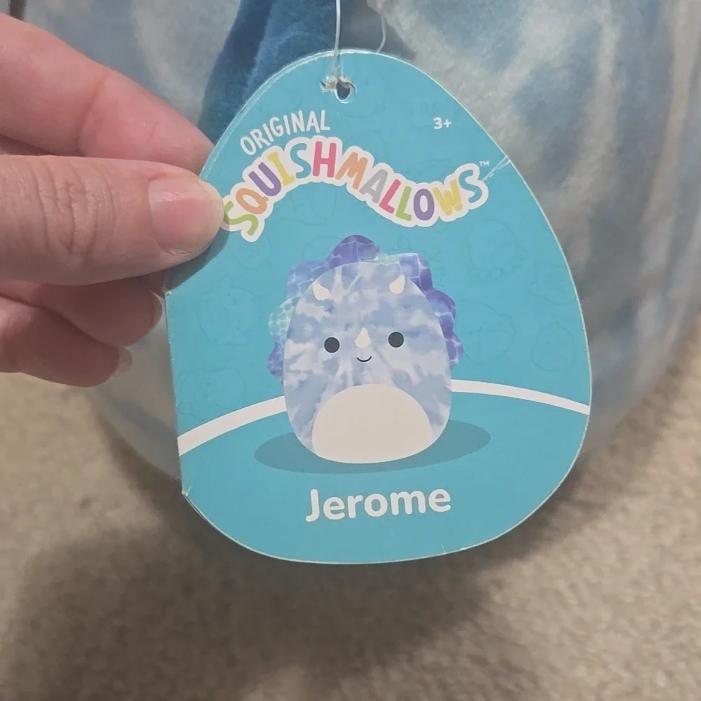 Blue Dinosaur Plush Squishmallow - Picture 2 of 4